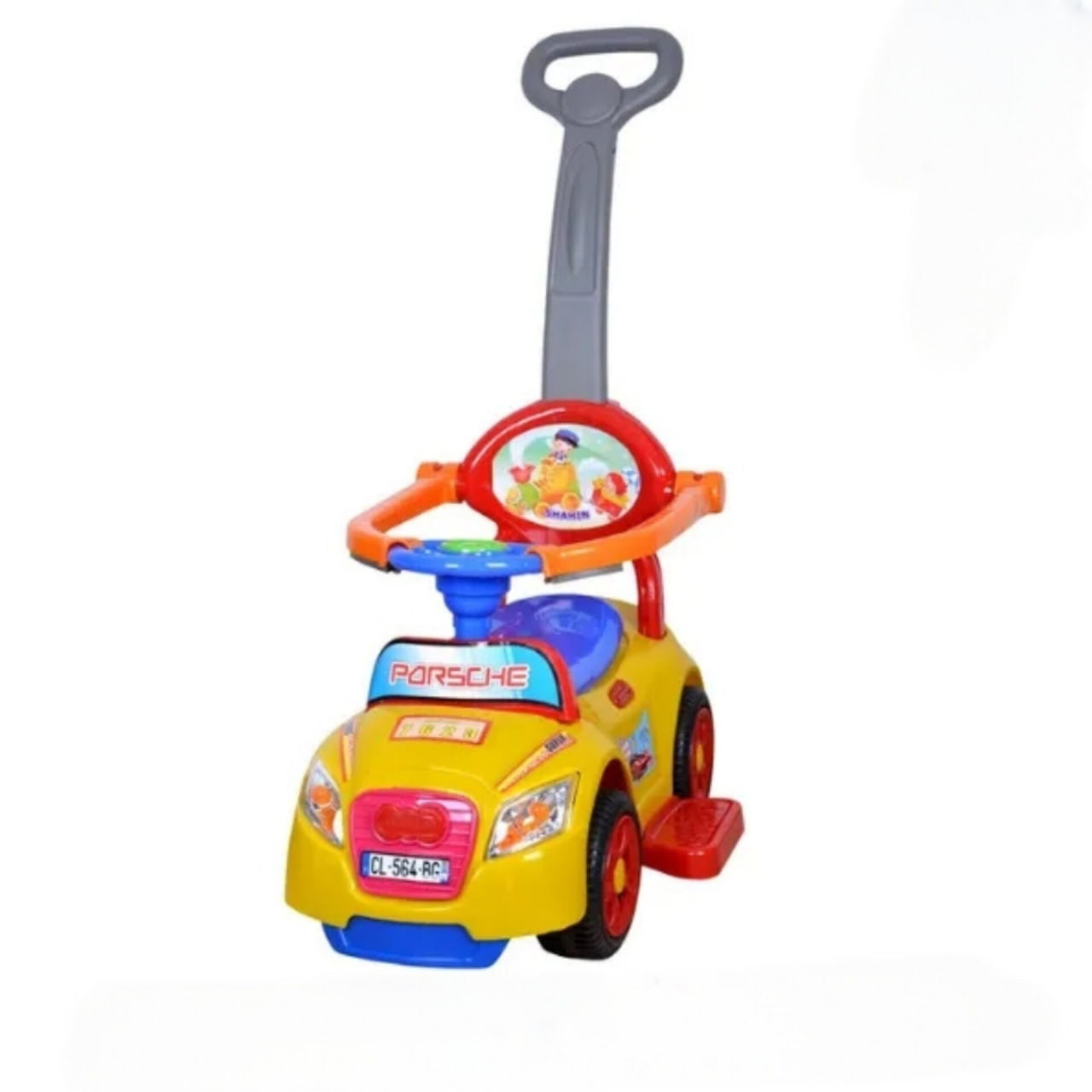 ماشین بازی دسته دار کودک طرح پورشه(اقساط)